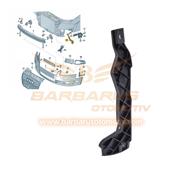 ÖN ÇAMURLUK BRAKETİ L A4 05-09 